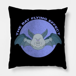 The Bat Flying Effect Pillow