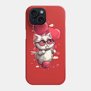 Chibi Love Cat Phone Case