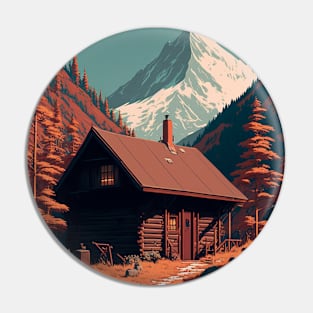 Mountain Hut Pin