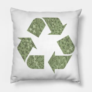 Recycle for the Plants Pillow