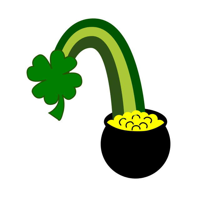 Lucky Shamrock Leads to Gold by MetaCynth