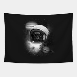 Space Pug Tapestry