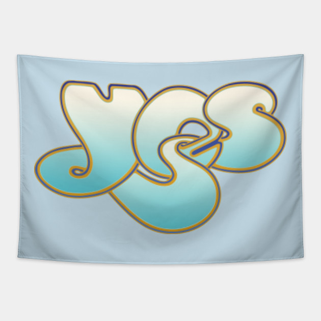 Yes Band Logo Yes Band Tapestry Teepublic