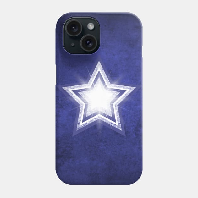 Blue Crystal Star Cheeky Witch® Phone Case by Cheeky Witch