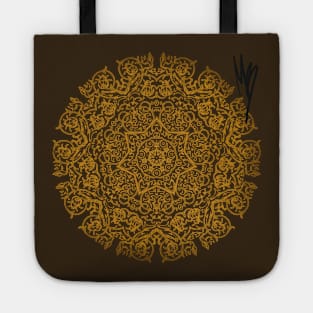 Gold sun Art Deco Tote