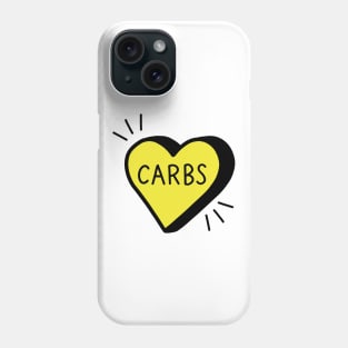 Love Carbs Phone Case