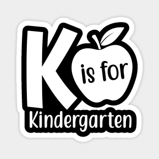 K Is For Kindergarten Magnet