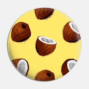 Coconuts Pattern Pin