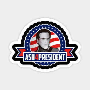 Ash 4 President Magnet