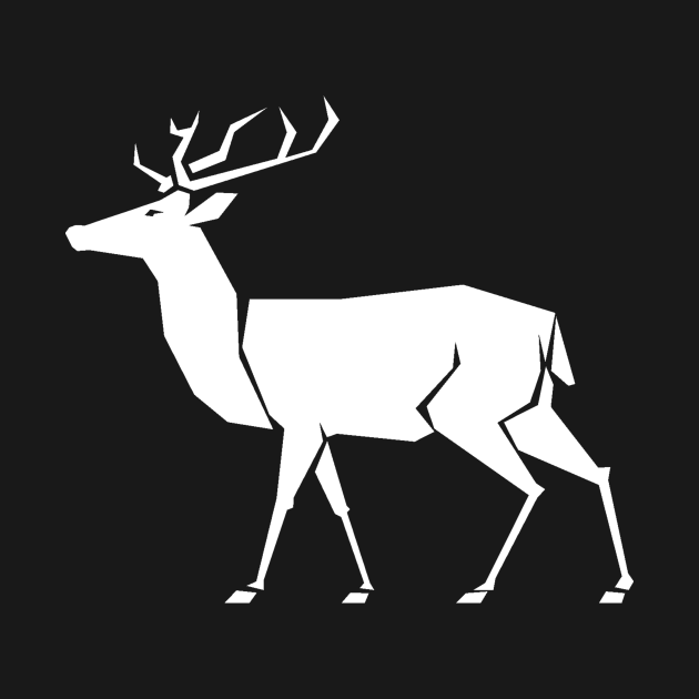 Discover Modern Minimalist Deer Stag Hart Design - Stag Do Stag Party Stag Night - Stag Night - T-Shirt