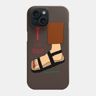 f is for foot Phone Case