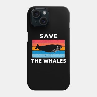 Climate Change Save The Whales Phone Case