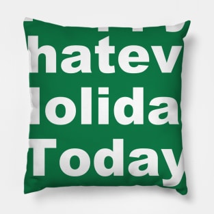 All for One Holiday Shirt Pillow