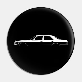 Mercedes-Benz 500 SE (W126) Silhouette Pin