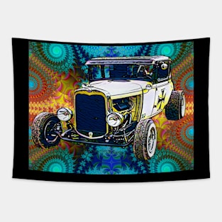 Fractal Hot Rod Tapestry