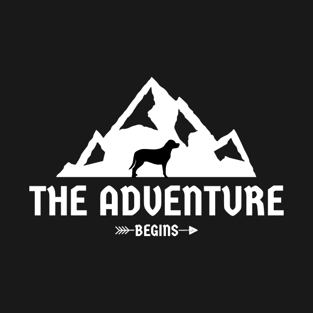 The Adventure Begins by Dog Lovers Store