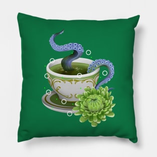 Green Chrysanthemum Tea Pillow