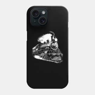 Vintage Steam Locomotive Train Railway Lovers Phone Case