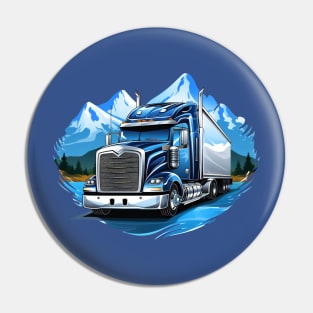 blue truck Pin