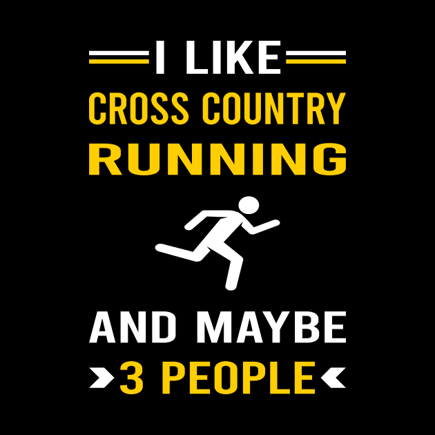 3 People Cross Country Running XC by Good Day