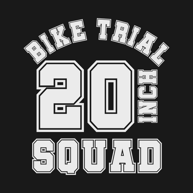 20inch bike TRIAL squad - trialbike sports cycle jersey by ALLEBASIdesigns