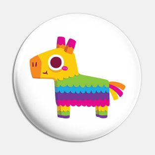 Cute and Colorful Fiesta Pinata Donkey Pin