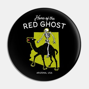 Home of the Red Ghost - Arizona, USA Cryptid Pin