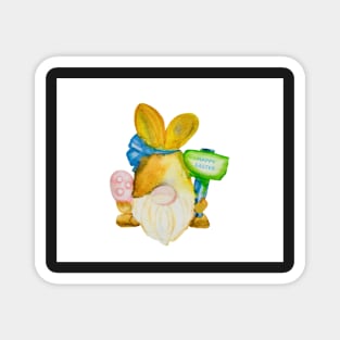 WLAD Easter Bunny Gnome Magnet