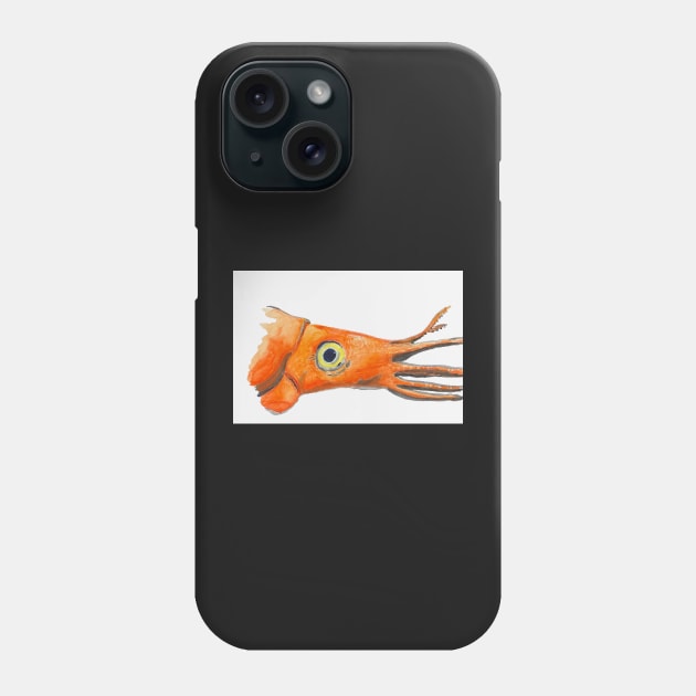 Giant Squid Phone Case by ElizaC