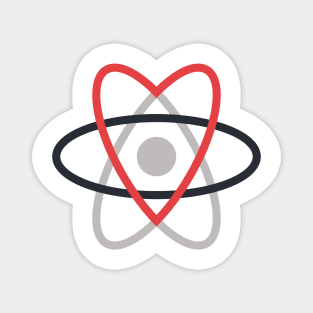 React.js Heart Logo Magnet