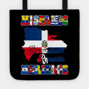 Dominican Republic Flag Hispanic Heritage Month Dominicana Tote