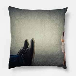 Office confrontation Pillow