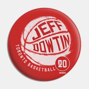 Jeff Dowtin Toronto Basketball Pin