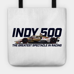 Indy Greatest Spectacle (blue text) Tote