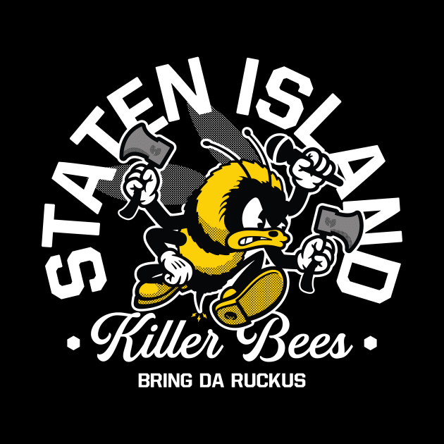 Staten Island Killer Bees (on dark) by Pufahl