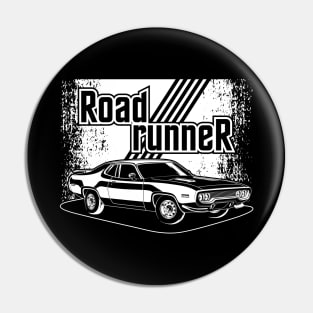 Plymouth Road Runner (White Print) Pin