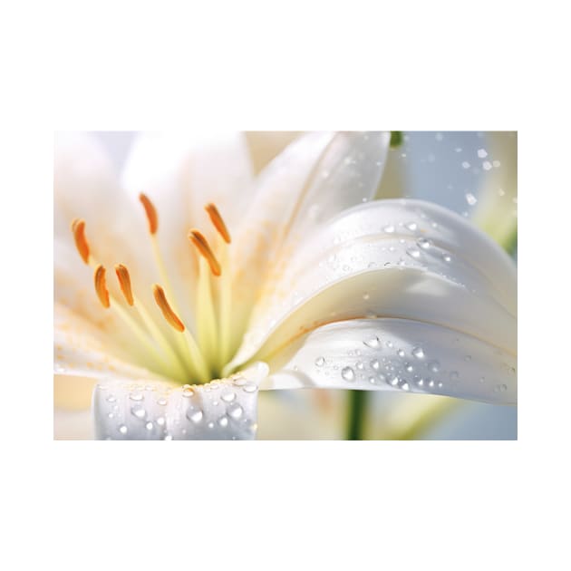 Lilium Flower Petal Nature Serene Calm by Cubebox