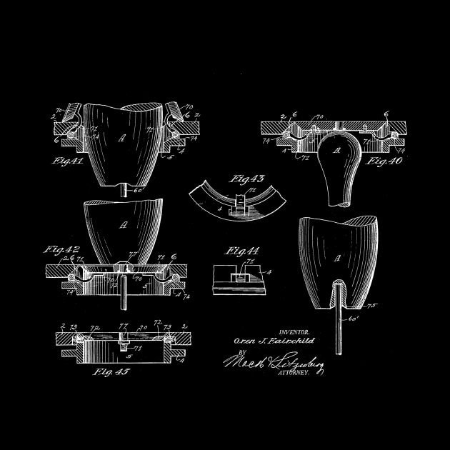 Automatic Bowling Machine Vintage Patent Drawing by TheYoungDesigns