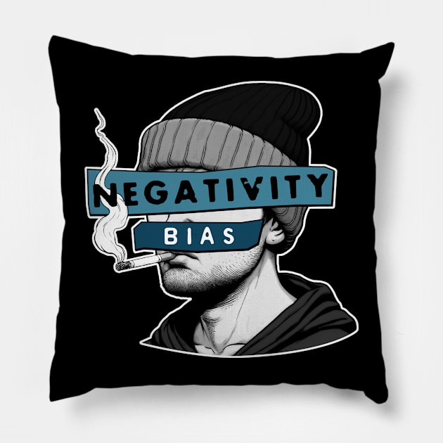 Negativity Bias Pillow by Daemon Manga