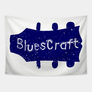 BluesCraft (dark on light) Tapestry