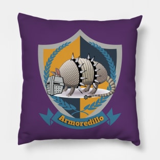 Armoredillo: Defender of the Crest Pillow