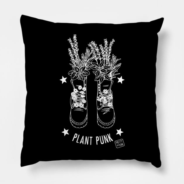 Plant Punk Pillow by prettyinpunk