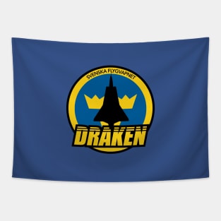 Svenska Flygvapnet Draken Tapestry