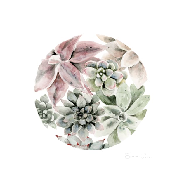 Circular Succulents by ShealeenLouise