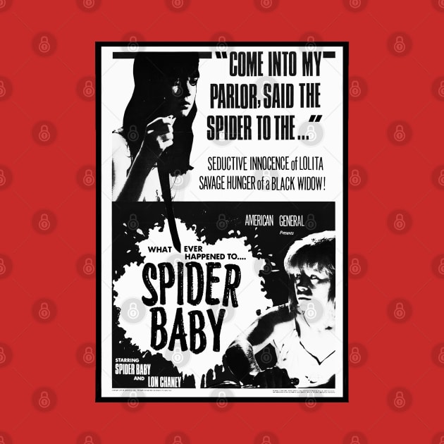 Spider Baby by BlackAndWhiteFright