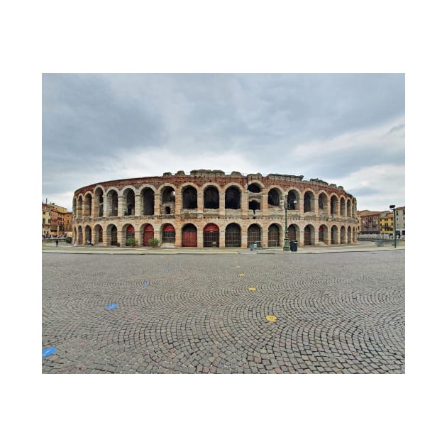 Verona Arena amphitheatre view by TDArtShop