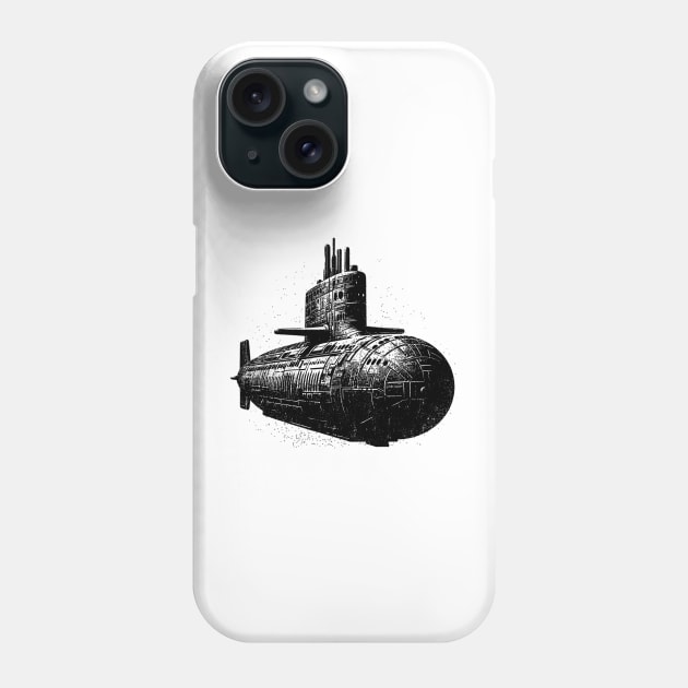 Submarine Phone Case by Vehicles-Art