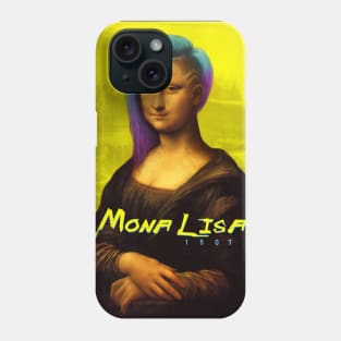 Mona Lisa Cyberpunk Phone Case