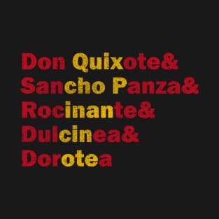 Don Quixote - Characters T-Shirt