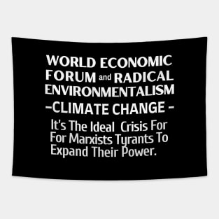 World Economic Forum and Radical Environmentalism Tapestry